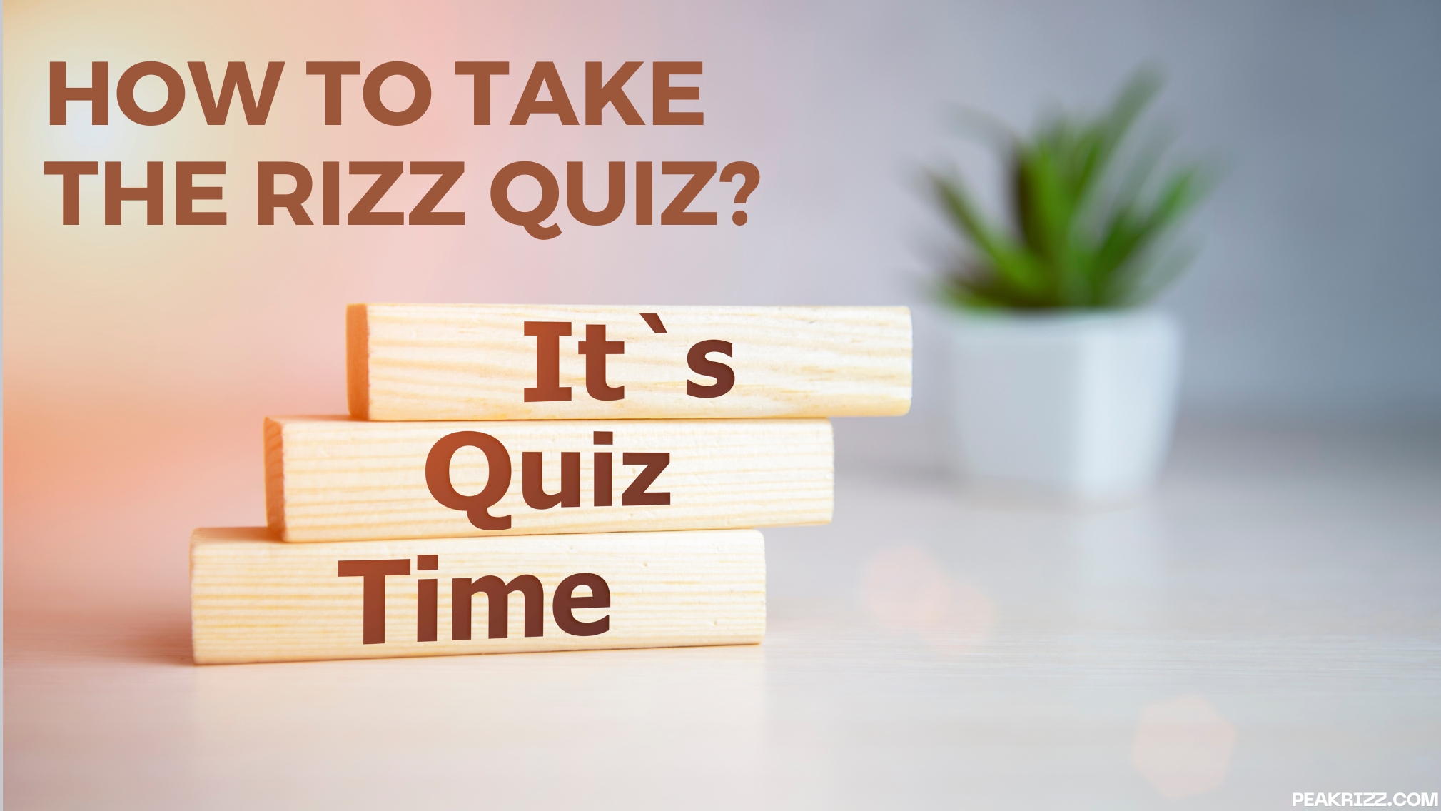 How to Take the Rizz Quiz?