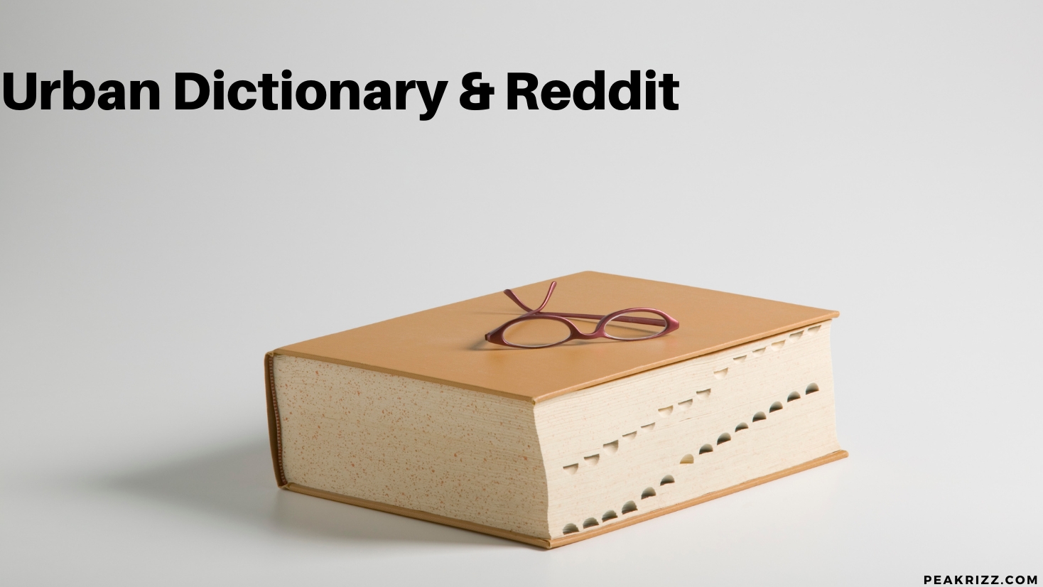 Urban Dictionary and Reddit 