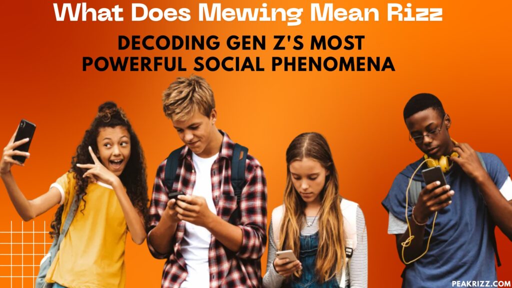 What Does Mewing Mean Rizz - Decoding Gen Z's Most Powerful Social ...