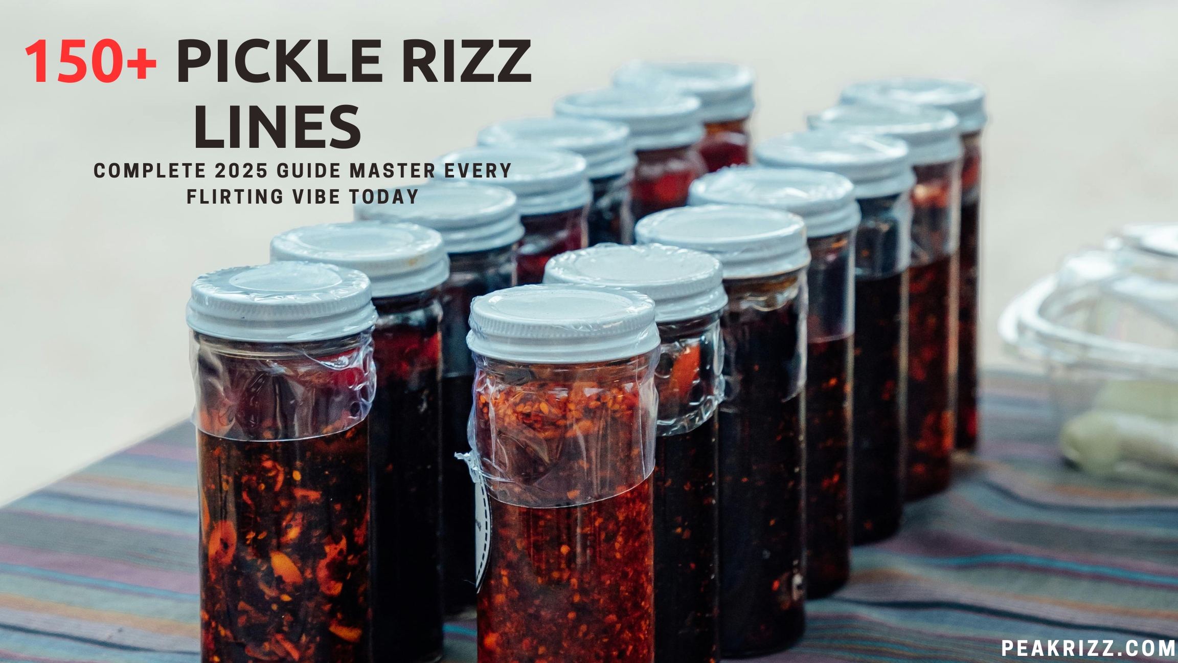 150+ Pickle Rizz Lines